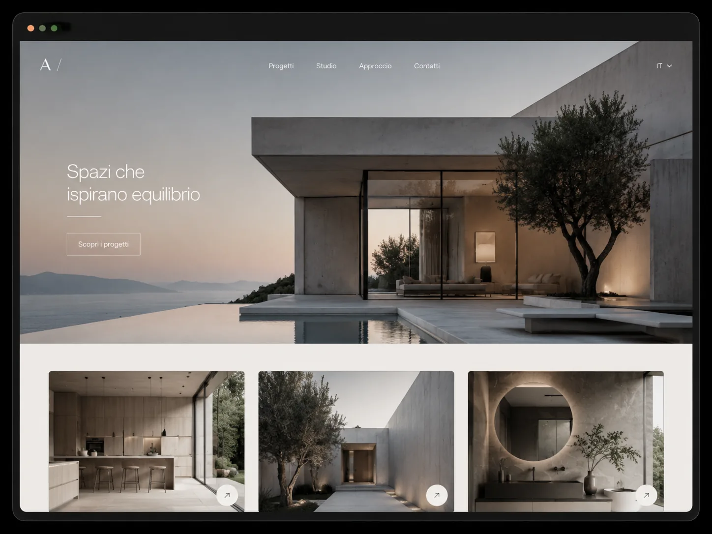 Visual siti web e landing page per aumentare percezione e conversione